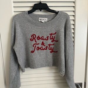 Wildfox Heather Gray Knit Top
